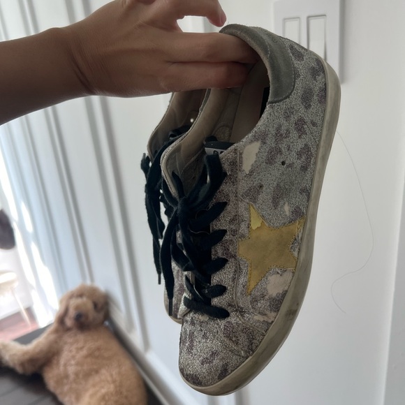 Golden Goose Camouflage Sneakers size 37 worn - Picture 4 of 4